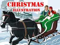 Christmas Illustration Puzzle image