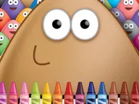 image bg Pou Coloring
