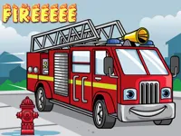 image bg Fire Truck Jigsaw