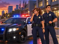 Police Car Chase Prison Escape Game image