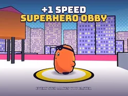 +1 Speed Superhero Obby image