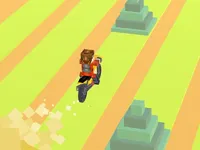 Blocky Bike Racing image