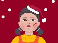 image bg Squid Game Christmas Coloring