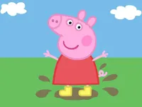 image bg Peppa Pig Family Coloring